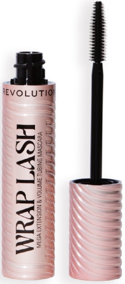 Makeup Revolution Spirală cu polimeri Wrap Lash, Black, 8.5 ml