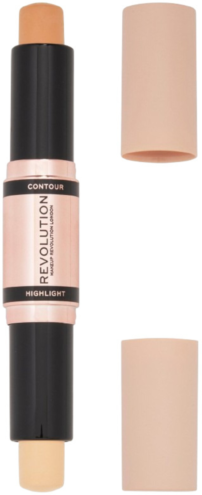 Makeup Revolution Contur și iluminator tip stick, Light, 2 x 4.3 g