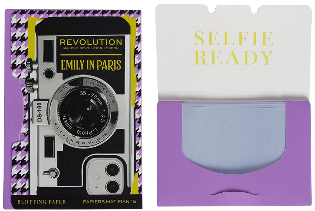 Makeup Revolution X Emily In Paris Foi faciale matifiante, 100 buc