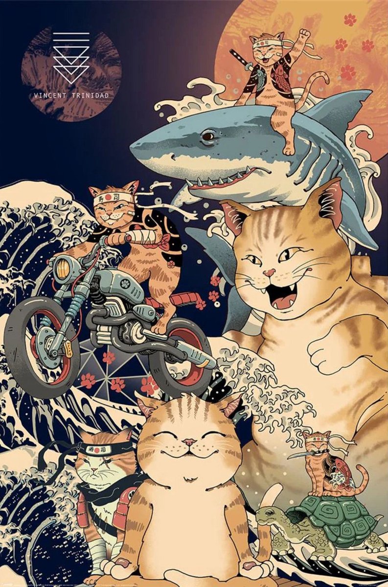 Maxi poster Pyramid Art: Vincent Trinidad - Catana Montage