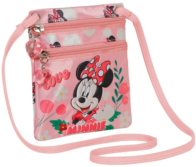 Geantă de umăr mică Karactermania Minnie - Garden