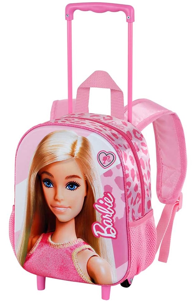 Ghiozdan pentru gradiniță cu roți  Karactermania Barbie - Fashion, 3D
