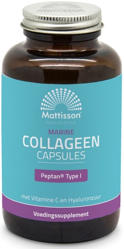 Marine Collagen Peptan Type I, 180 capsule, Mattisson Healthstyle