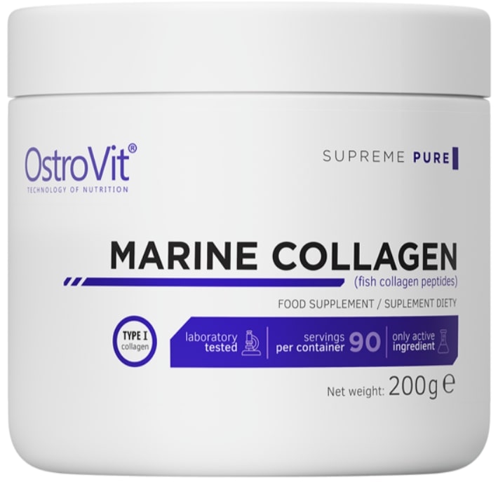 Marine Collagen, fără gust, 200 g, OstroVit
