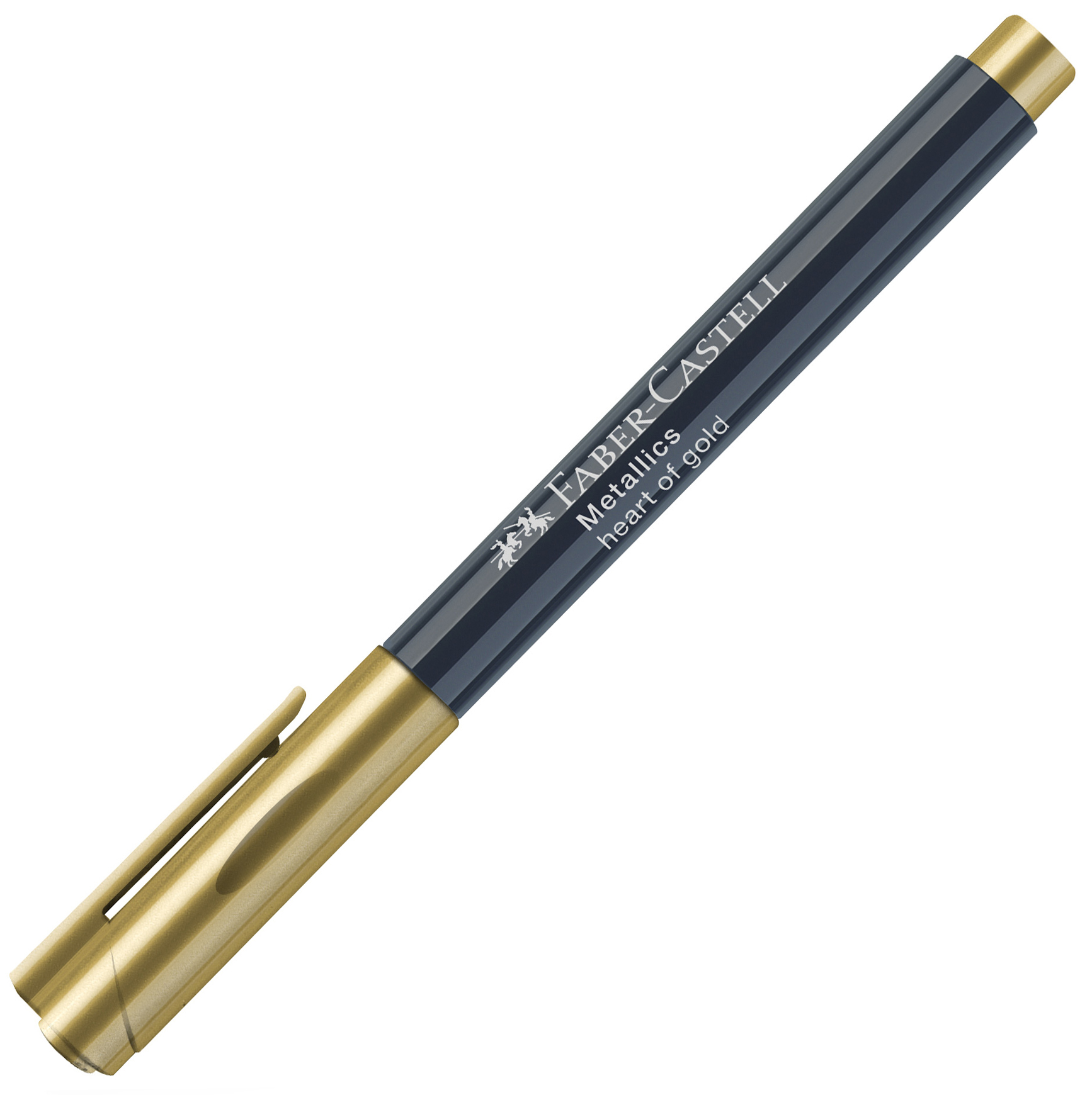 Marker Faber-Castell - 1.5 mm, metalic auriu