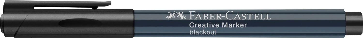 Marker Faber-Castell Creative - negru, vârf rotund