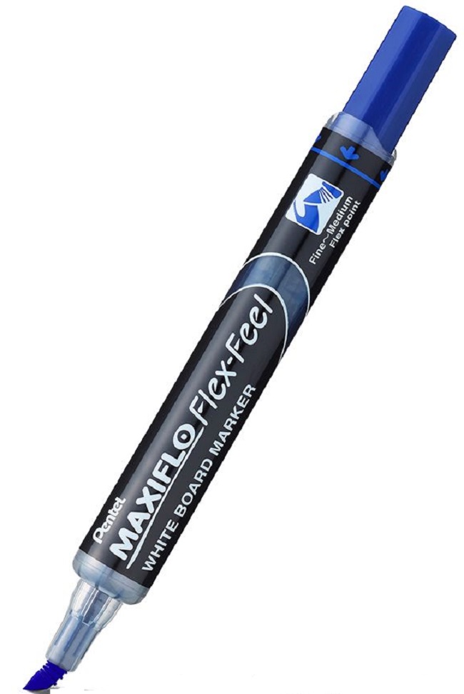 Marker Pentel Board Maxfilo - Flex-Feel, albastru