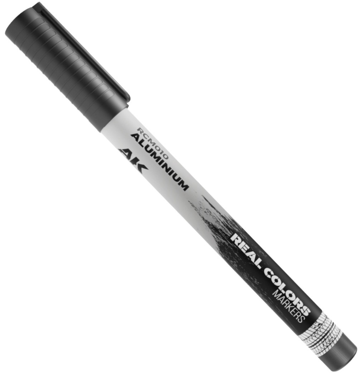 Marker cu vopsea acrilică  AK Interactive - ALUMINIUM (RCM010)