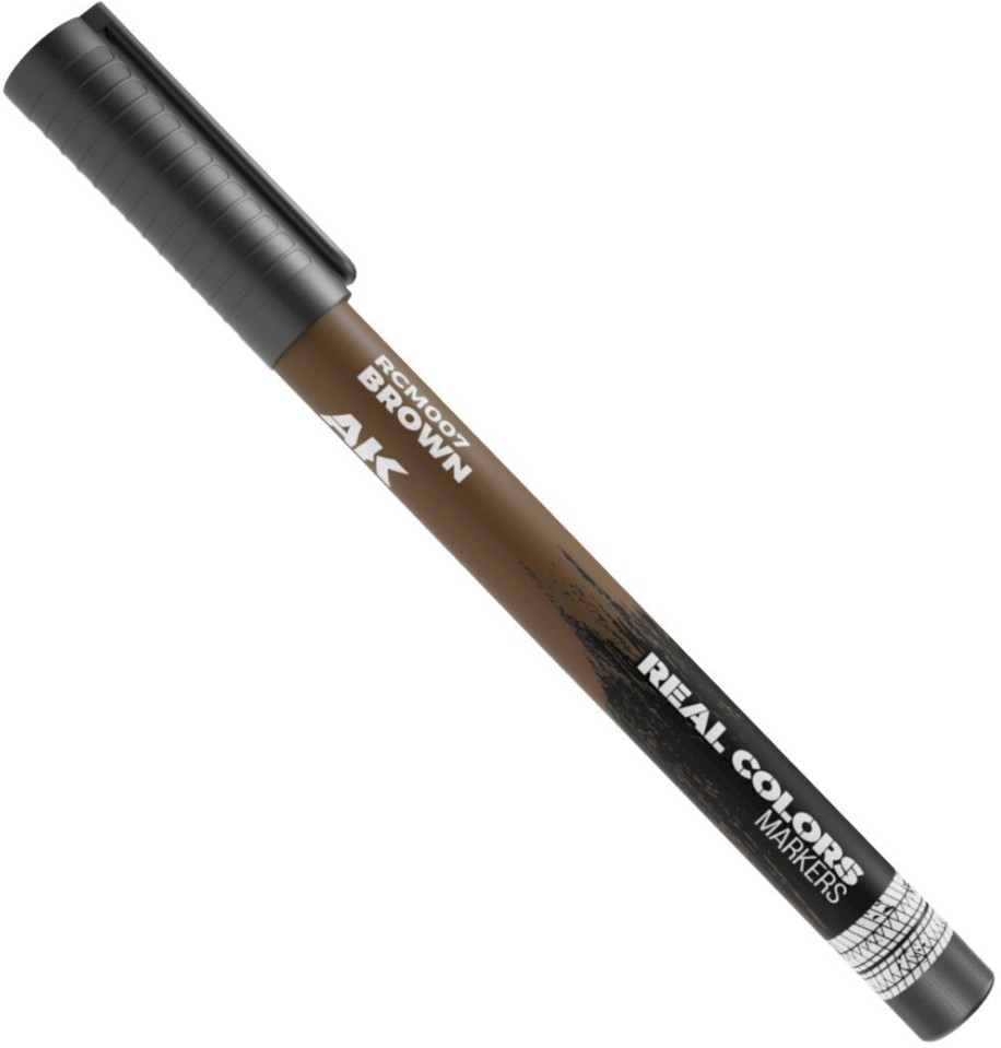 Marker cu vopsea acrilică  AK Interactive - BROWN (RCM007)