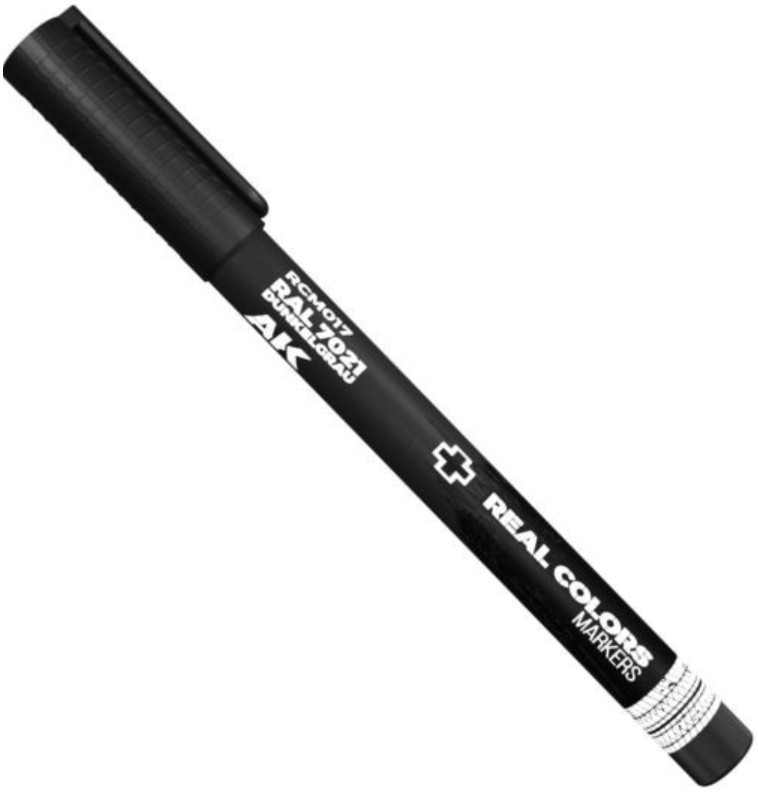 Marker cu vopsea acrilica AK Interactive - RAL DUNKELGRAU (RCM017)