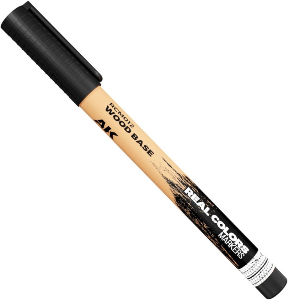 Marker cu vopsea acrilică  AK Interactive - WOOD BASE (RCM012)