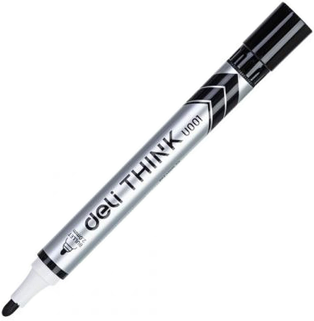 Marker pentru tabla alba Deli Think - EU00120, 2 mm, negru