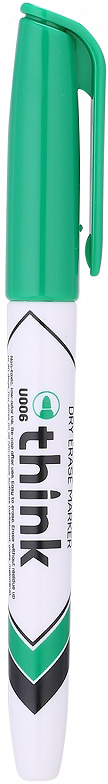 Marker pentru tabla alba Deli Think - EU00650, 1.2 mm, verde