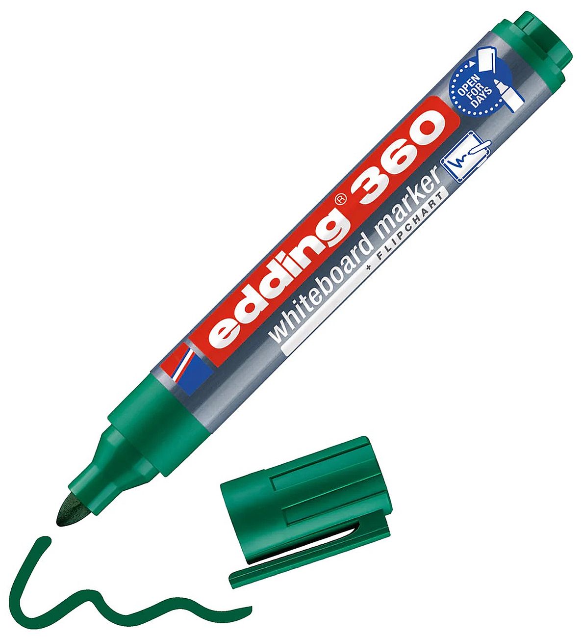 Marker pentru tablă albă Edding 360 - verde