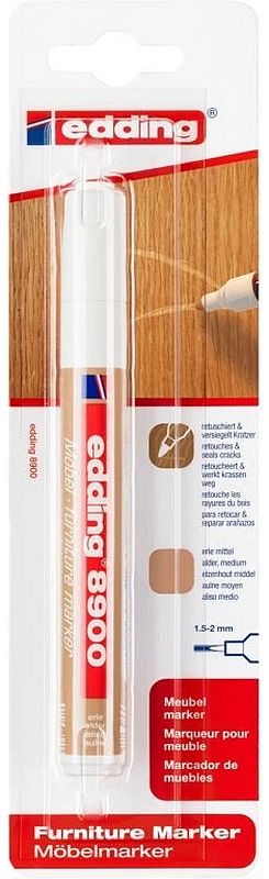 Marker pentru mobilă din lemn Edding 8900 - Alun, 1,5-2,0 mm
