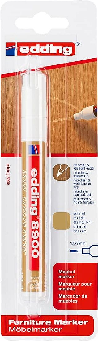 Marker pentru mobilă din lemn Edding 8900 - Nuc deschis, 1,5-2,0 mm