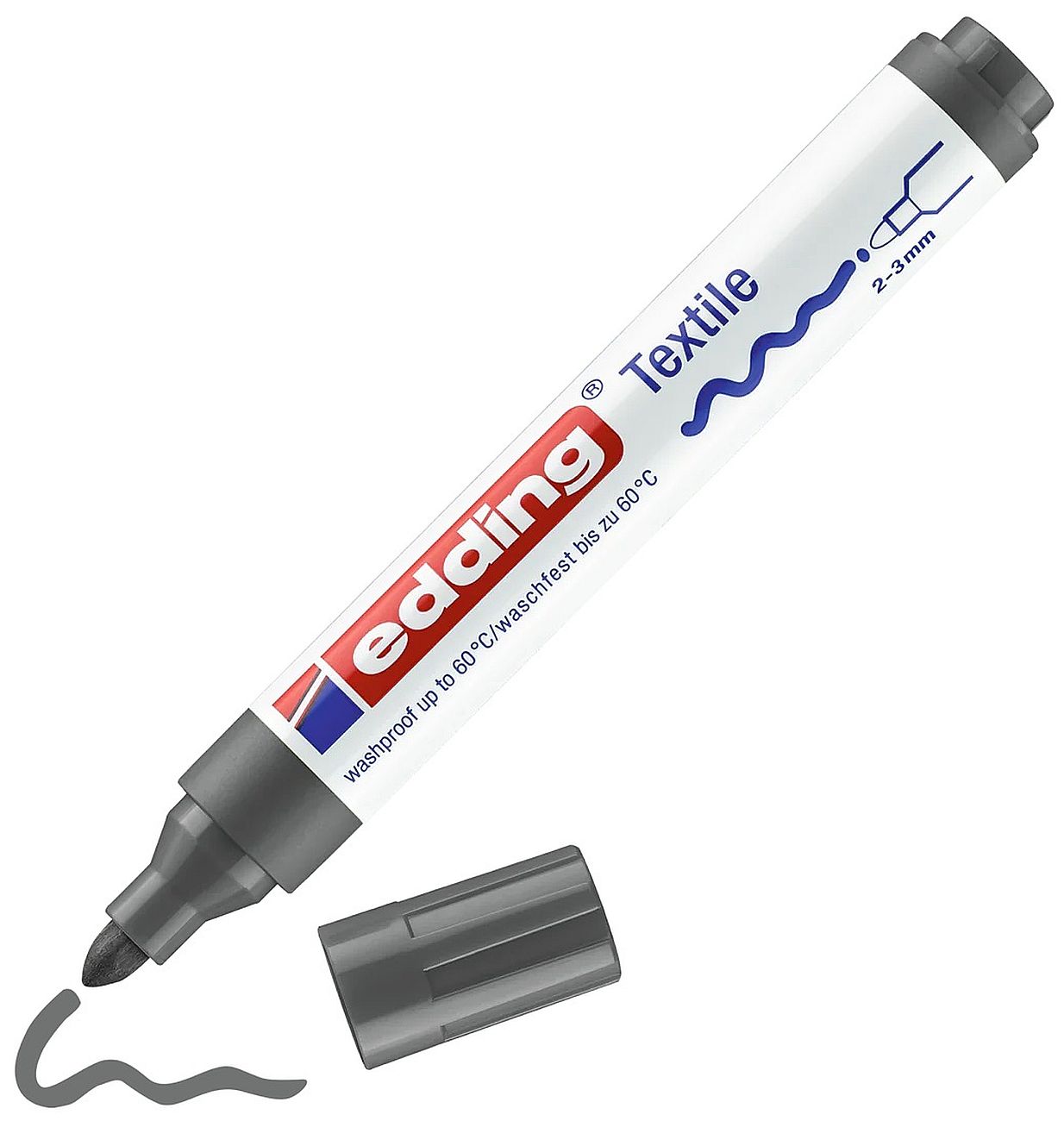 Marker textil Edding 4500 - gri