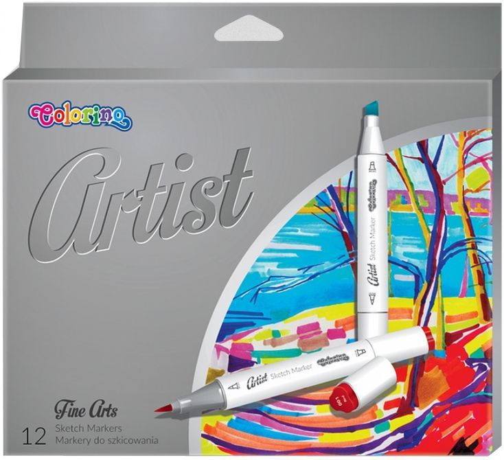 Colorino Artist Markers - 12 culori