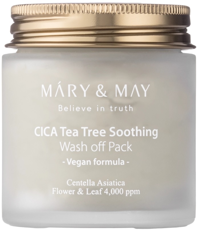 Mary&May Cica Mască facială de curățare TeaTree Soothing, 125 g