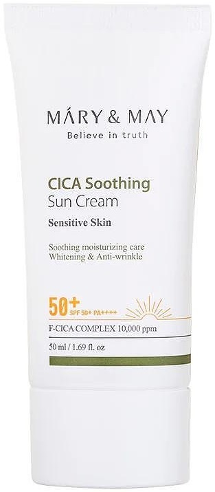 Mary&May Cica Cremă de protecție solară, SPF50+, 50 ml