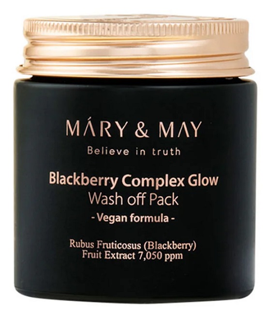 Mary&May Mască de argilă pentru față cu mure, cu clătire, 125 g