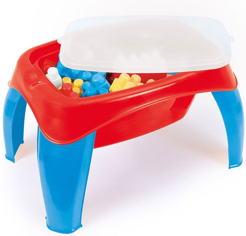 Masa cu set de construit Dolu Jumblocks, 30 piese