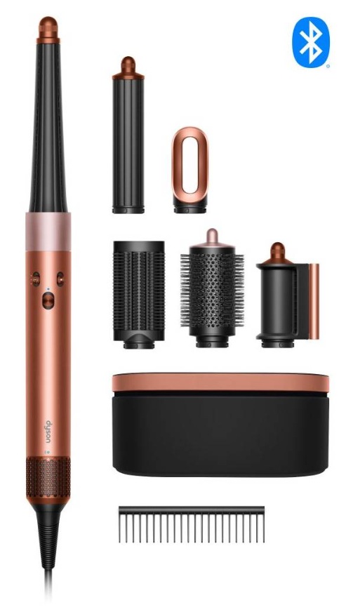 Ondulator de păr  Dyson - HS08 Airwrap i.d., AmberSilk/PinkChampaign