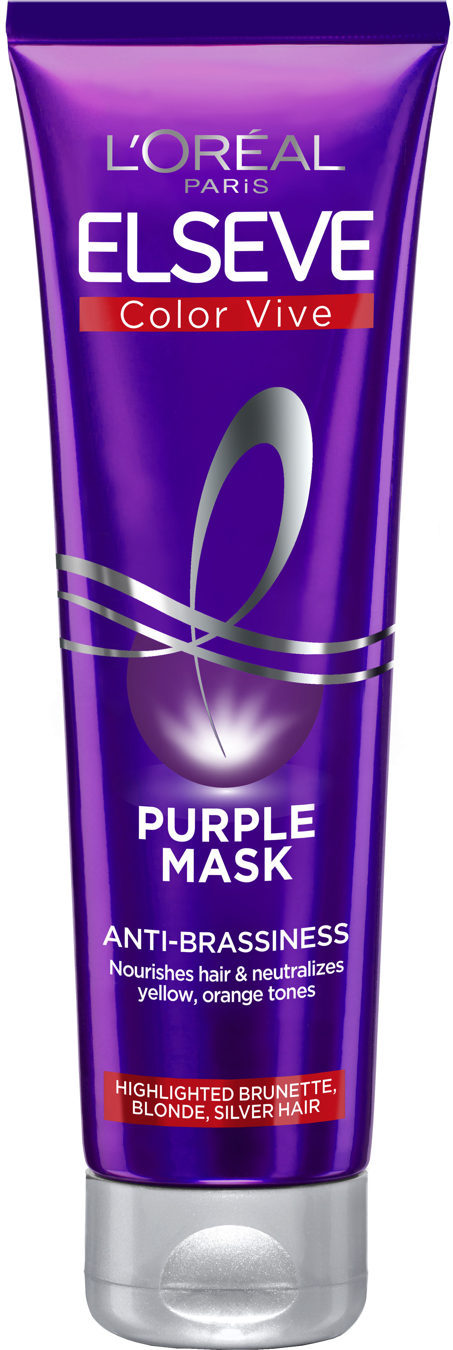 L'Oréal Elseve Mască de păr Color Vive Purple, 150 ml