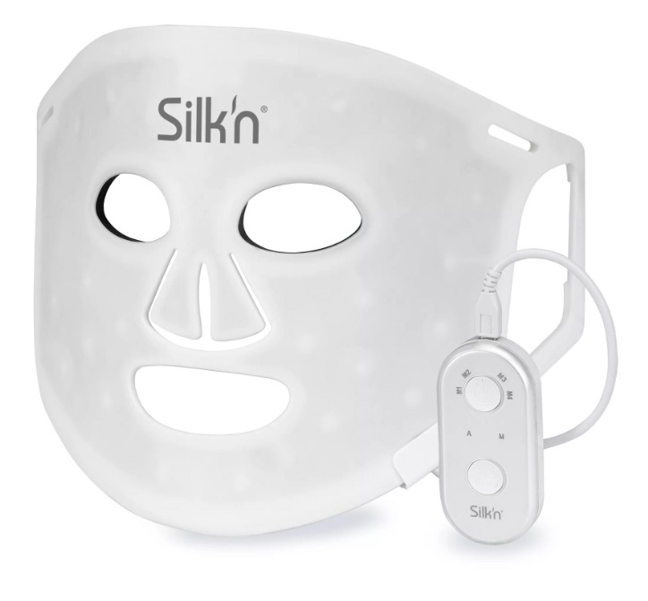Mască de față Silk'n - LED Face Mask 100, 4 viteze, alb