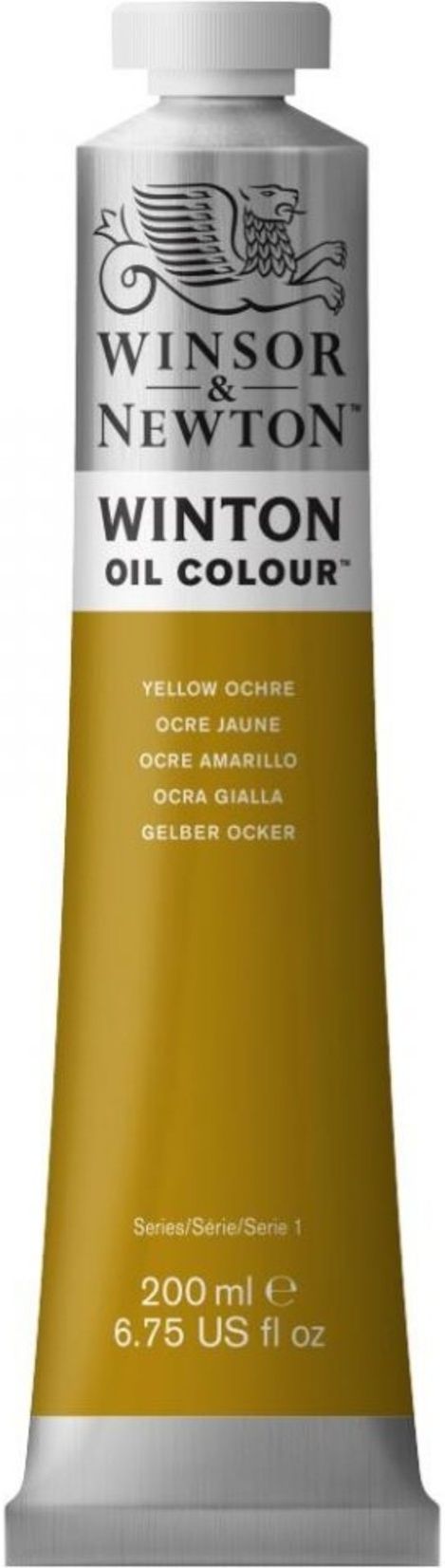 Vopsea de ulei Winsor & Newton Winton - Galben ocru, 200 ml