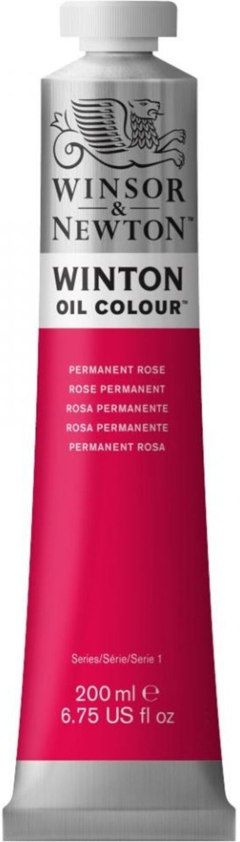 Winsor & Newton Winton Vopsea de ulei Winton - Permanent Rosé, 200 ml
