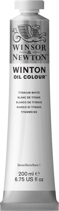 Winsor & Newton Winton - Ulei alb de titan, 200 ml