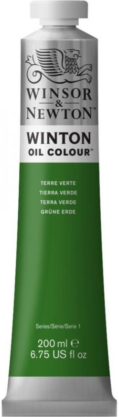 Vopsea ulei Winsor &amp; Newton Winton - Teren verde, 200 ml