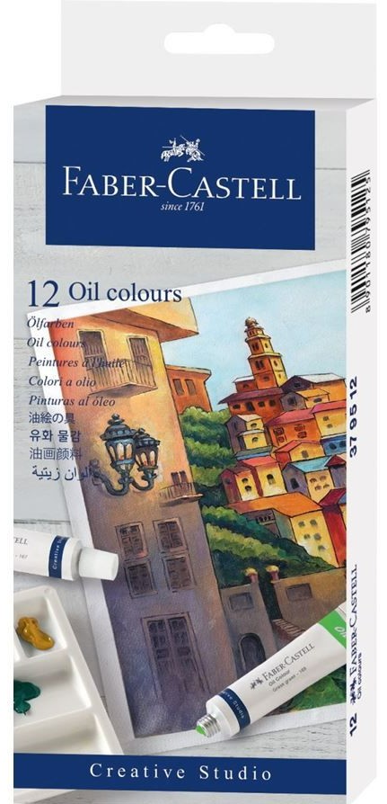Culori uleiuri 12 culori 9 ml Faber-Castell Culori uleiuri 12 culori 9 ml Faber-Castell - imagine 2