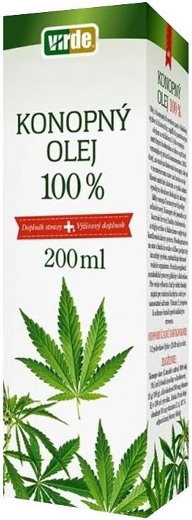 Ulei din semințe de cânepă, 200 ml, Virde