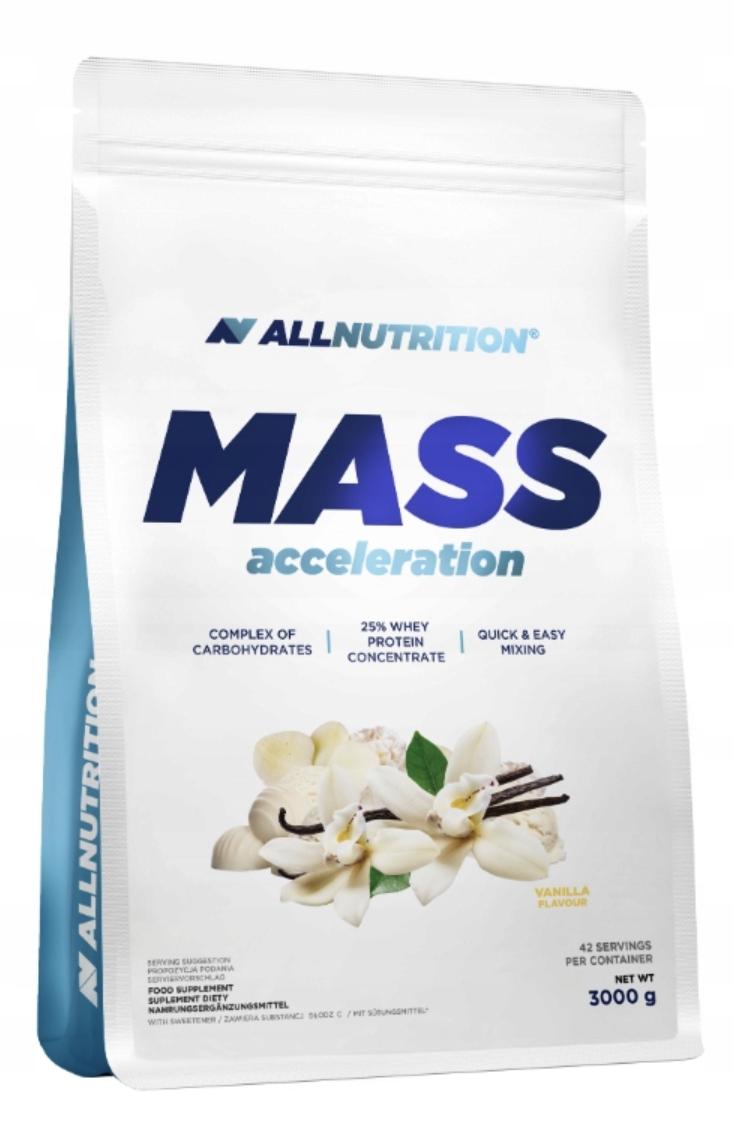 Mass Acceleration Gainer, vanilie, 3 kg, AllNutrition
