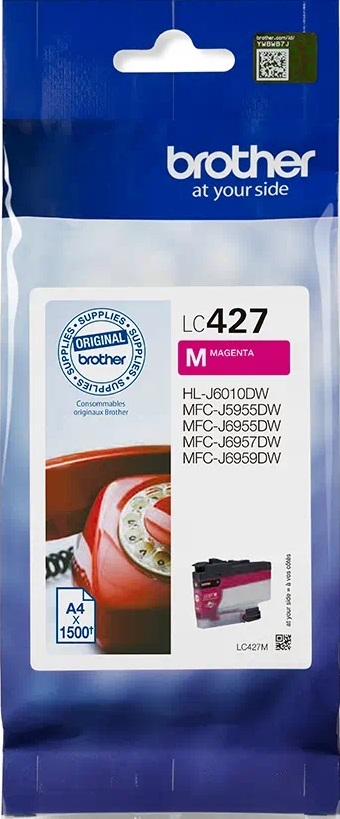 Cartuș de cerneală Brother - LC-427M, pentru MFC-J5955DW, Magenta