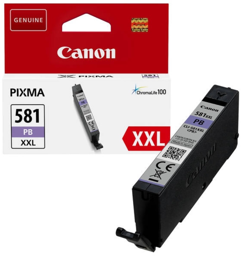 Cartuș de cerneală Canon - CLI-581 XXL, pentru PIXMA TS 9155, Photo Blue