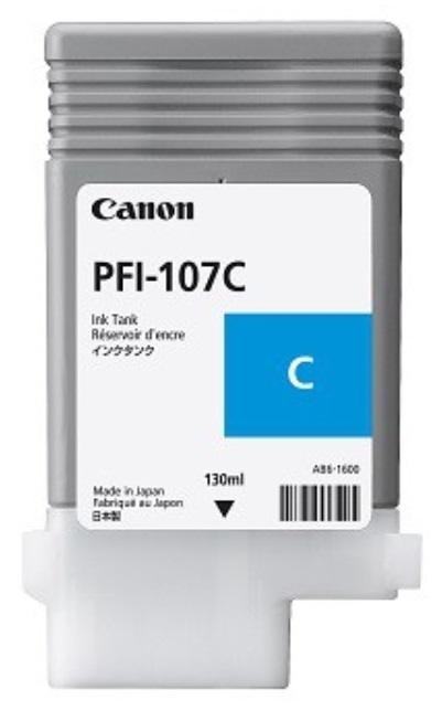 Cartuș cu cerneală Canon PFI-107, pentru iPF680/685/780/785, cyan