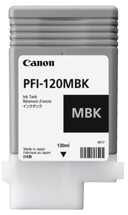 Cartuș cu cerneală Canon PFI-120, pentru iPF TM-205/300/305, matte black
