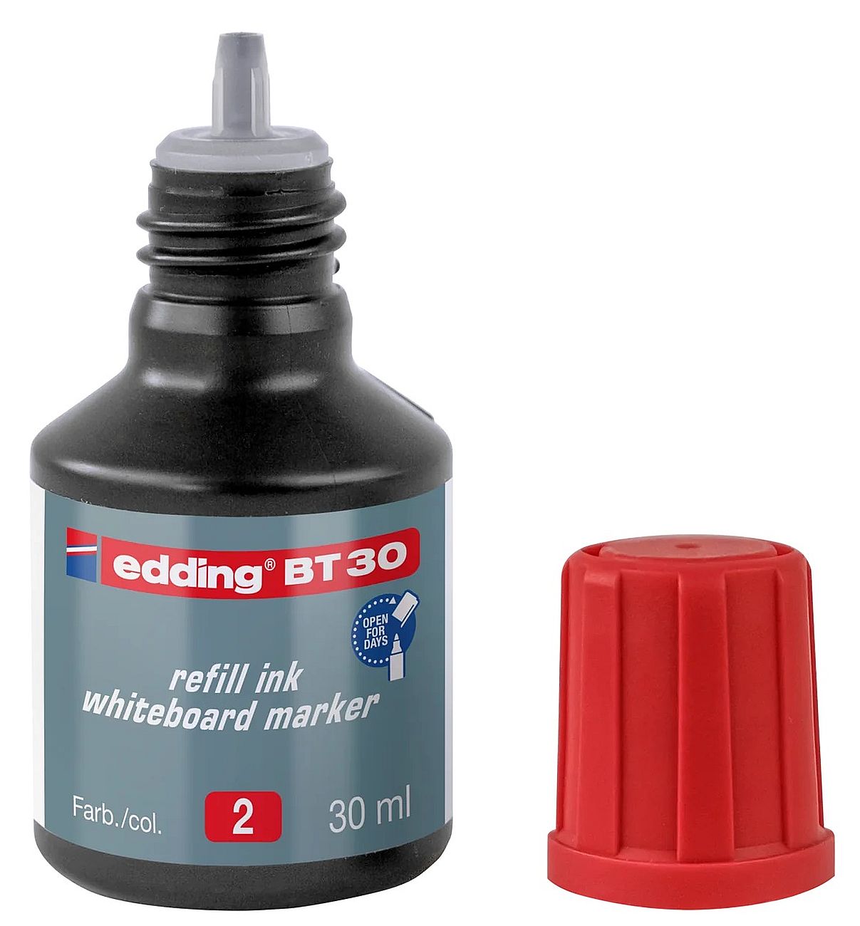 Cerneală pentru markere pentru tablă albă Edding BT 30 - Roşu, 30 ml