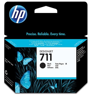 Cartuș de cerneală HP - 711, pentru Designjet T120/T520, Black