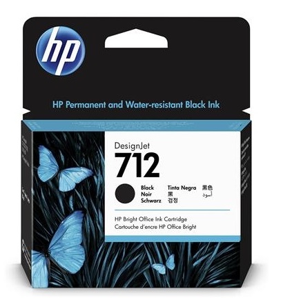 Cartuș de cerneală HP - 712, pentru DesignJet T230/T630/T650, Black