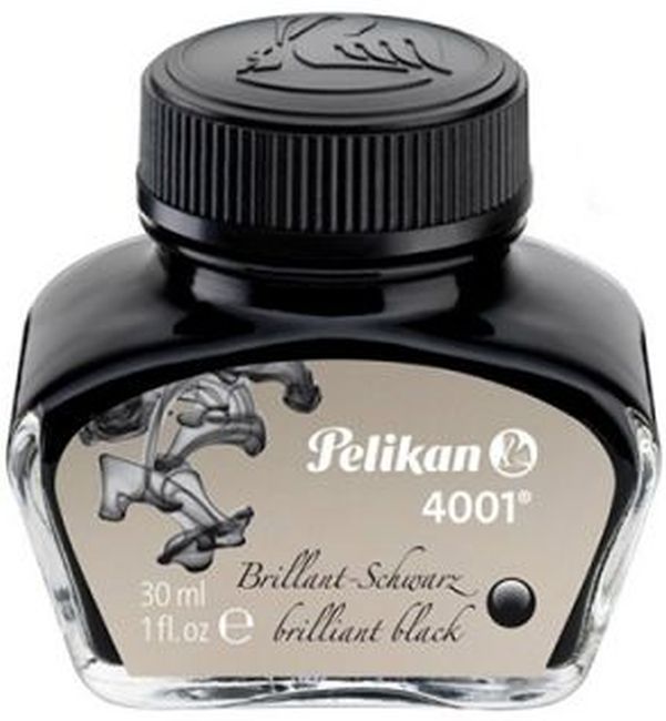 Calimara cu cerneala Pelikan - neagra, 30 ml
