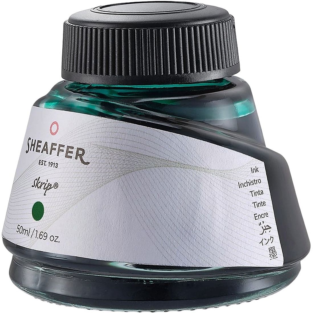 Sticlă de cerneală Sheaffer Skrip - Verde, 50 ml