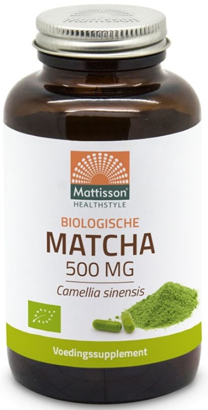 Matcha, 500 mg, 60 capsule, Mattisson Healthstyle