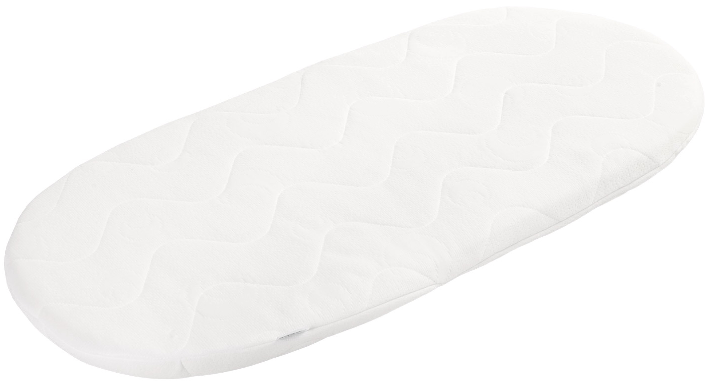 Saltea pentru cărucior Sensillo - Alb, 75 x 35 cm