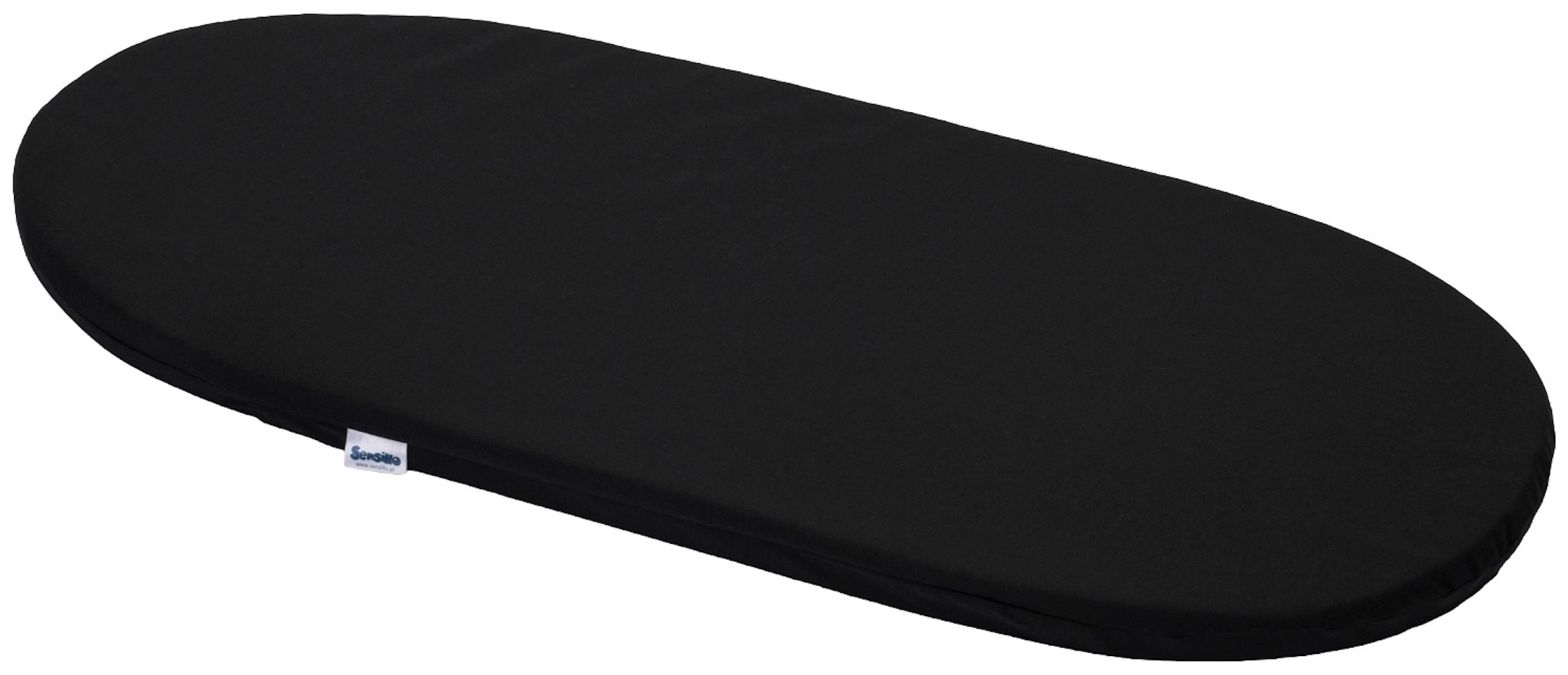 Saltea pentru cărucior Sensillo - Classic, 75 x 35 cm, negru