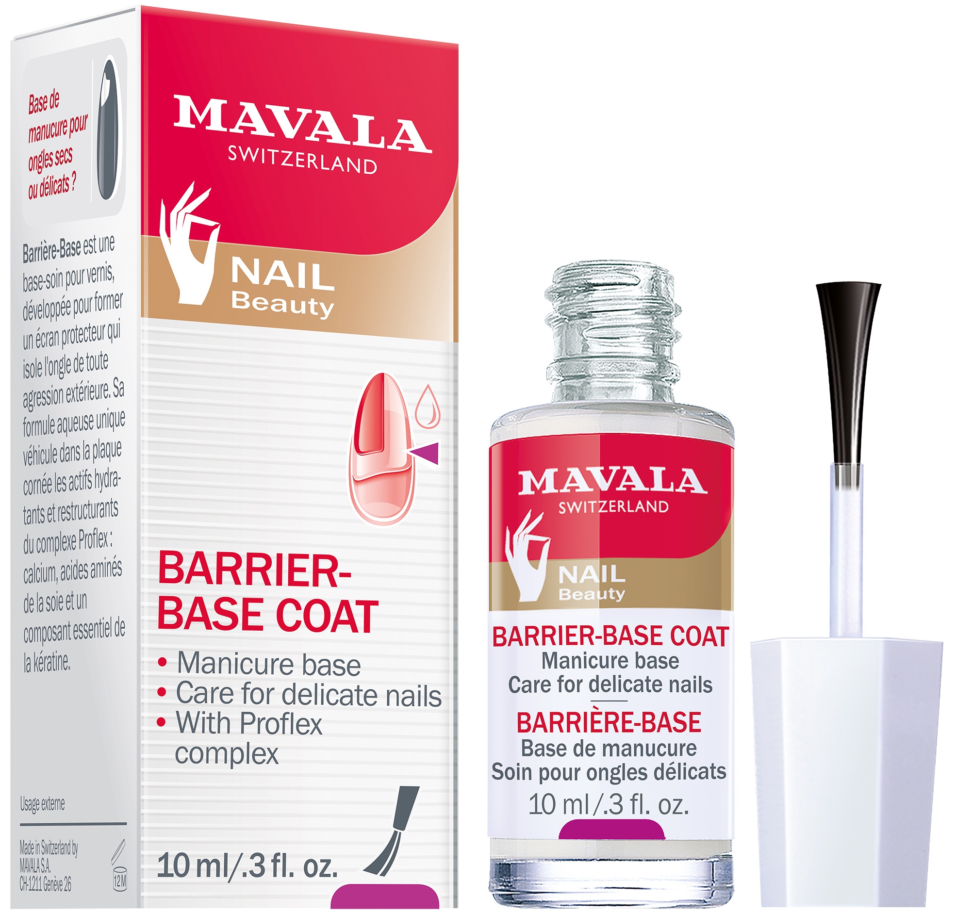 Mavala Bază protectoare pentru unghii sensibile, 10 ml