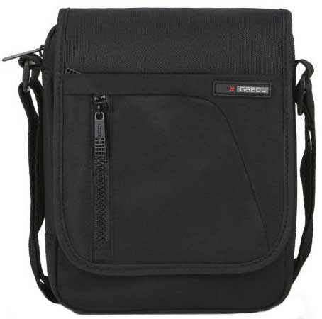 Geantă pentru bărbați Gabol Crony Eco Bag - Negru, 19 cm